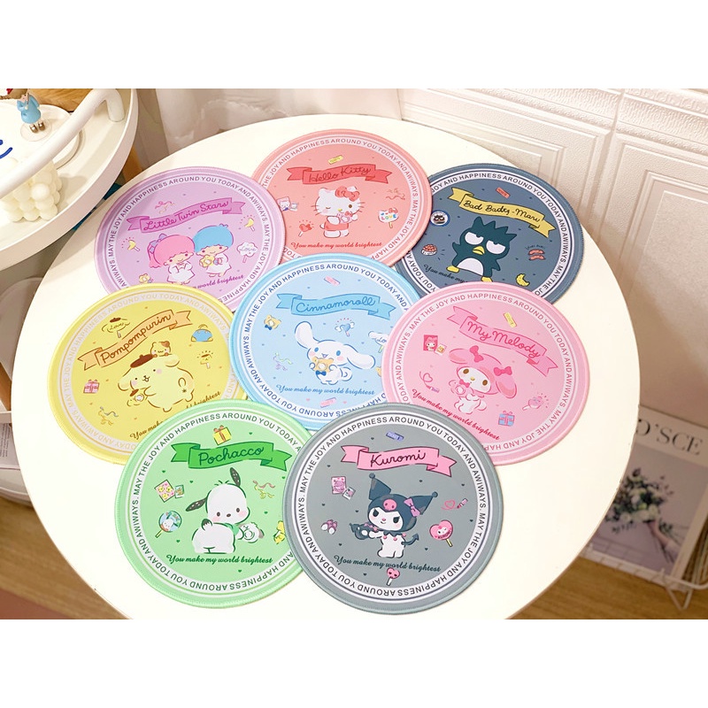 พร้อมส่ง-sanrio-mouse-pad-แผ่นรองเม้าส์-ที่รองเม้าส์