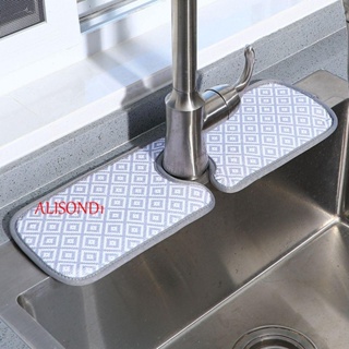 ALISOND1 Thickened Drying Pads Multi-purpose Countertop Protector Faucet Absorbent Mat Microfiber Splash Guard Cleaning Cloths For Kitchen Bathroom Counter Sink Water Prevent Splash Catcher