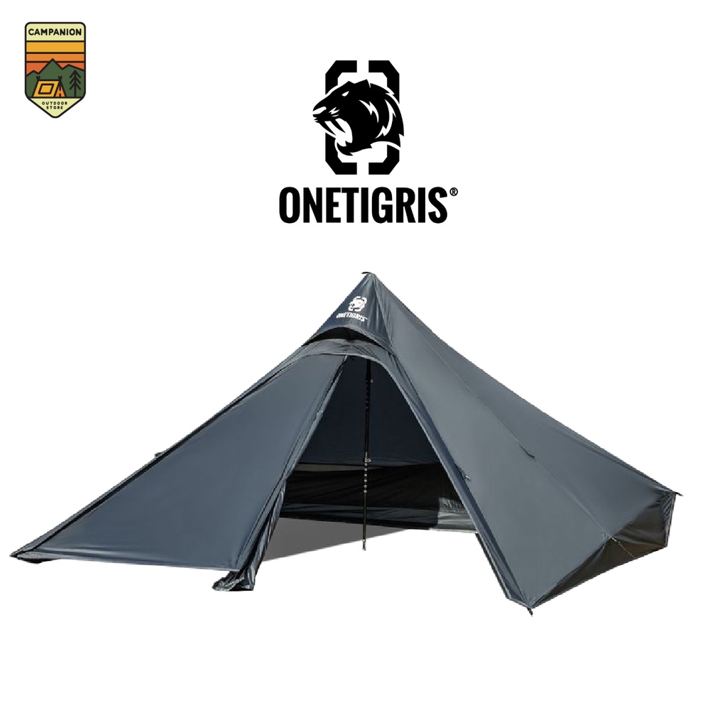 onetigris-tetra-ultralight-tent-edition-160-เต็นท์-tipi-สีเทา-พร้อมเสา-และ-มุ้ง-ce-yzp12-fg