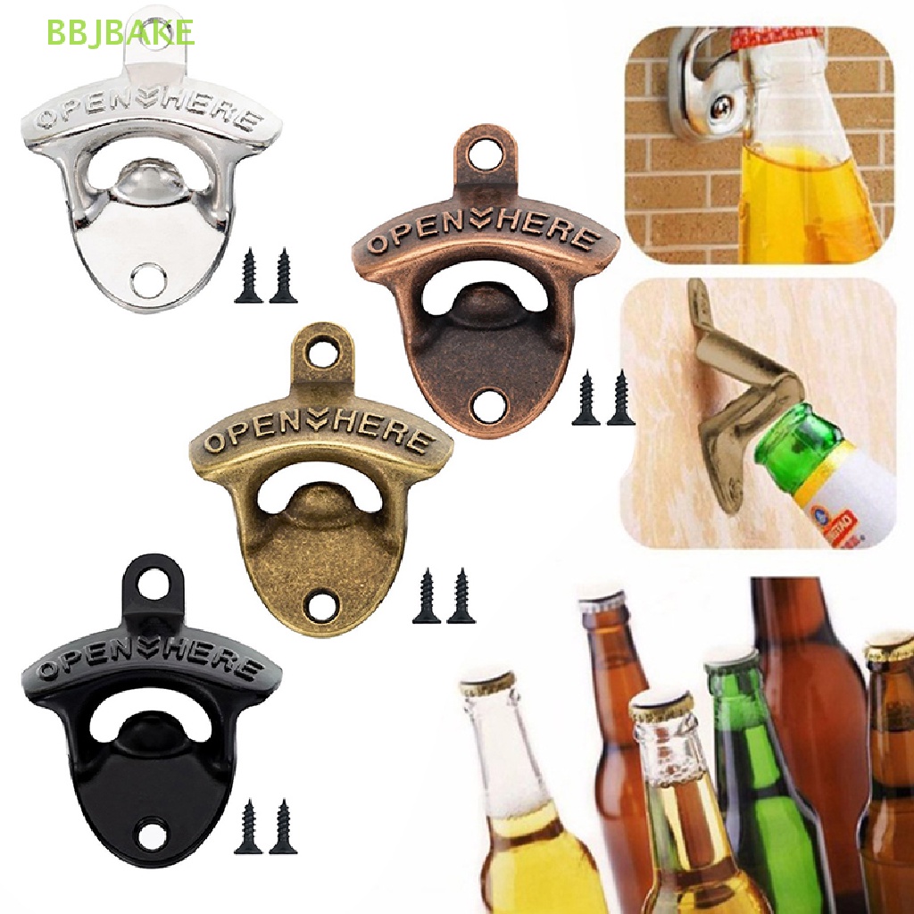 fsba-พวงกุญแจที่เปิดขวดไวน์-เบียร์-แบบติดผนัง-สไตล์วินเทจ-สําหรับบาร์-ห้องครัว-kcb