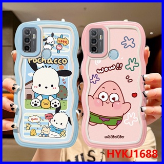 เคส OPPOA53 เคส OPPO A53 2020 เคสโทรศัพท์มือถือ tpu แบบนิ่ม ลายคลื่น สําหรับ