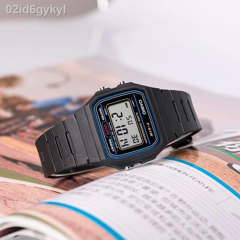 casio-แท้-นาฬิกา-ชาย-นาฬิกาcasioของแท้-นาฬิกาข้อมือ-casio-สายเรซิน-รุ่น-f-91w-ของแท้ประกันศูนย์-นาฬิกาcasioผู้หญิง-นาฬิก