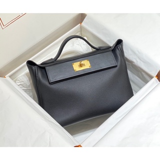 พรี​ ราคา19200 Hermes 2424 หนังแท้ กระเป๋าถือ กระเป๋าสะพาย กระเป๋าสะพายไหล่