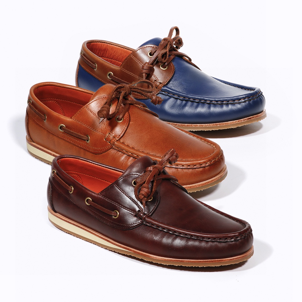 ราคาและรีวิวBrown Stone THE PUNTER'S BOAT SHOES COLLECTION