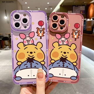 Infinix Smart 5 Zero X Neo Hot 8 Pro สำหรับ Cute Cartoon Winnie The Pooh เคส เคสโทรศัพท์ เคสมือถือ Full Cover Shell Shockproof Back Cover Protective Cases