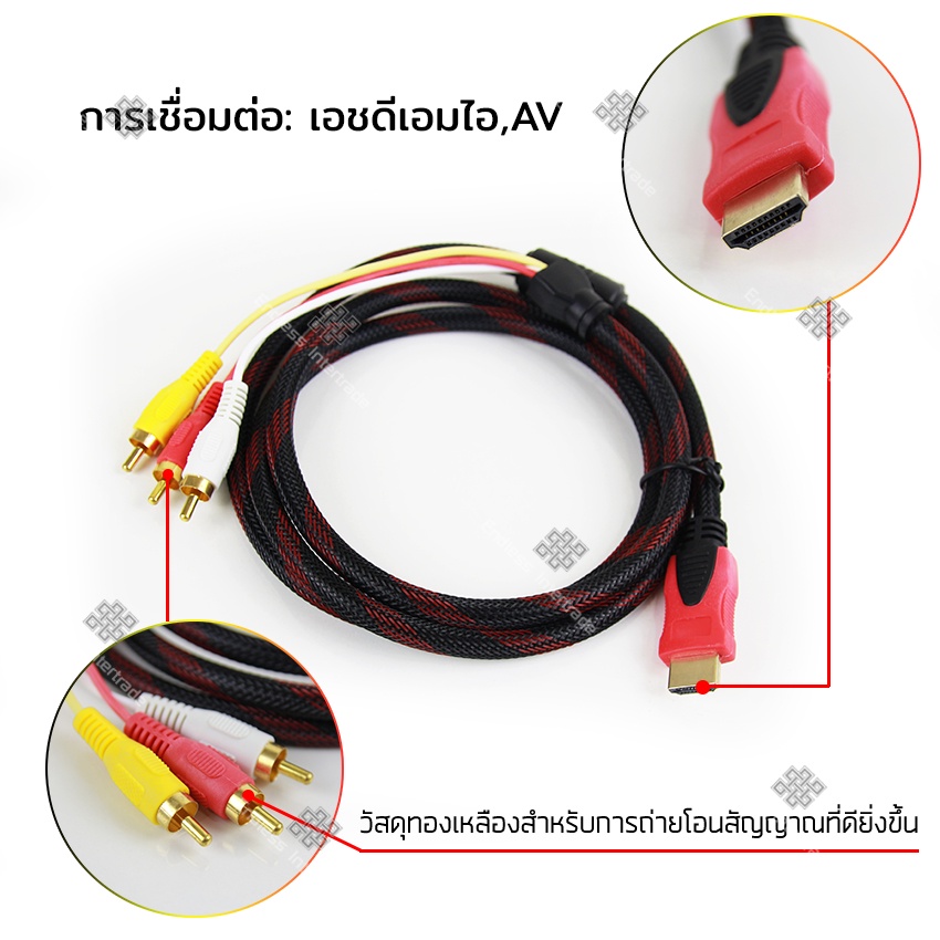 elit-hdmi-to-av-converter-1080p-แปลงสัญญาณภาพและเสียงจาก-hdmi-เป็น-av-ความยาว1-5m-สายอย่างดีคมชัด-ภาพคมไม่แตก