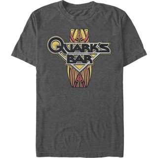 Quarks Bar Star Trek T-Shirt เสื้อทหาร เสื้อเชิ้ตชาย