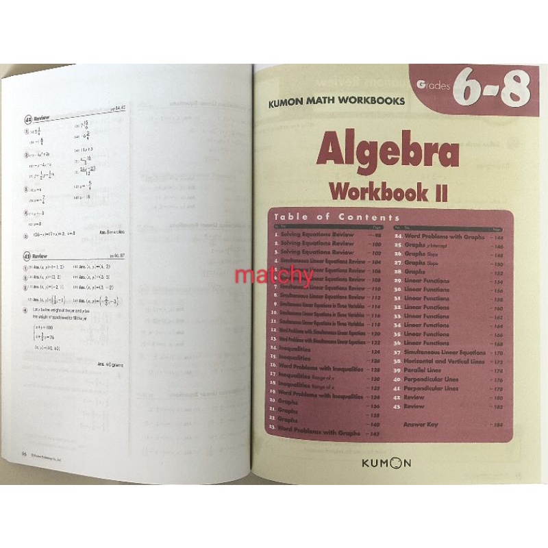 kumon-middle-school-algebra-english-paperback-algebra-grades-6-8-แบบฝึกหัด-คุมอง-book-workbook