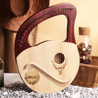 ภาพขนาดย่อของภาพหน้าปกสินค้าlyre 24-string beginner lyre 24-string harp lyre small portable musical instrument easy to learn จากร้าน ensoullove.th บน Shopee ภาพที่ 1