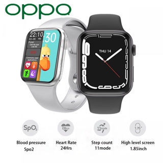 สินค้า รับประกัน 1ปี 🔥 OPP0 สมาร์ทวอทช์ รองรับภาษาไทย นาฬิกาสมาร์ทวอทช์ สัมผัสได้เต็มจอ นาฬิกาsport นาฬิกากันน้ำ COD