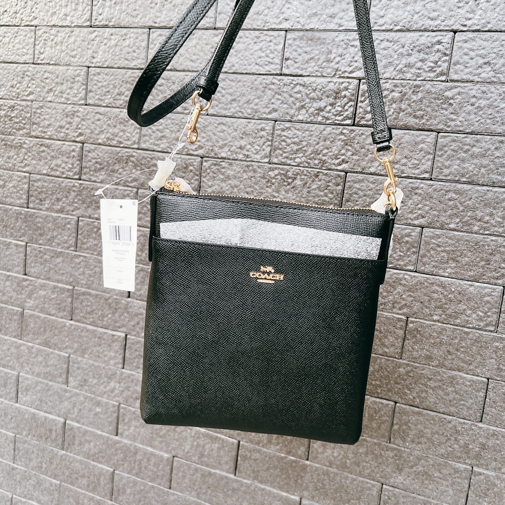 Coach Kitt Crossgrain Leather Crossbody Shopee Thailand