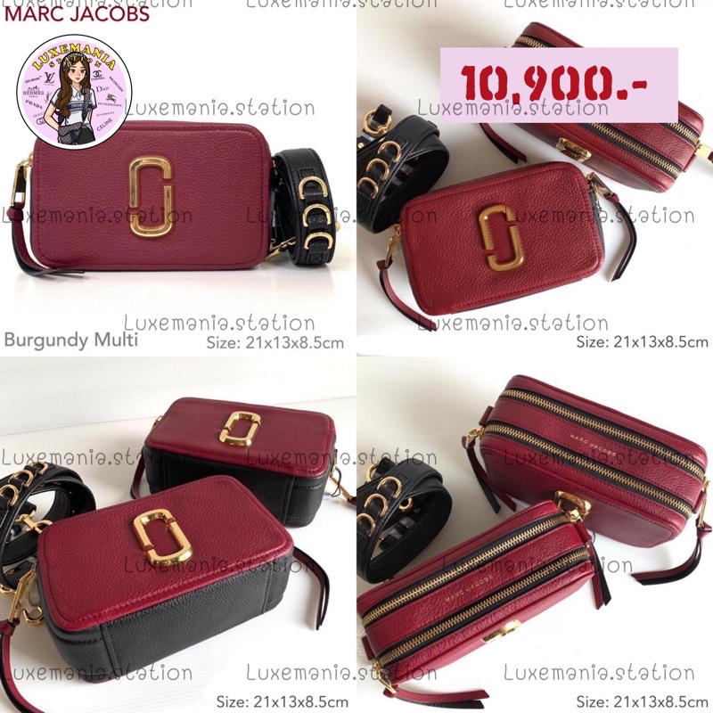 Marc jacobs softshot 21 burgundy cheap