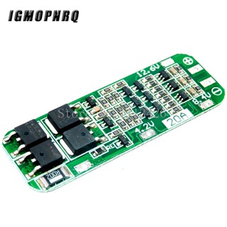 บอร์ดโมดูลชาร์จแบตเตอรี่ลิเธียม 3S 20A Li-ion 18650 PCB BMS ขนาด 64x20x3.4 มม. สําหรับมอเตอร์สว่าน 12.6V Lipo