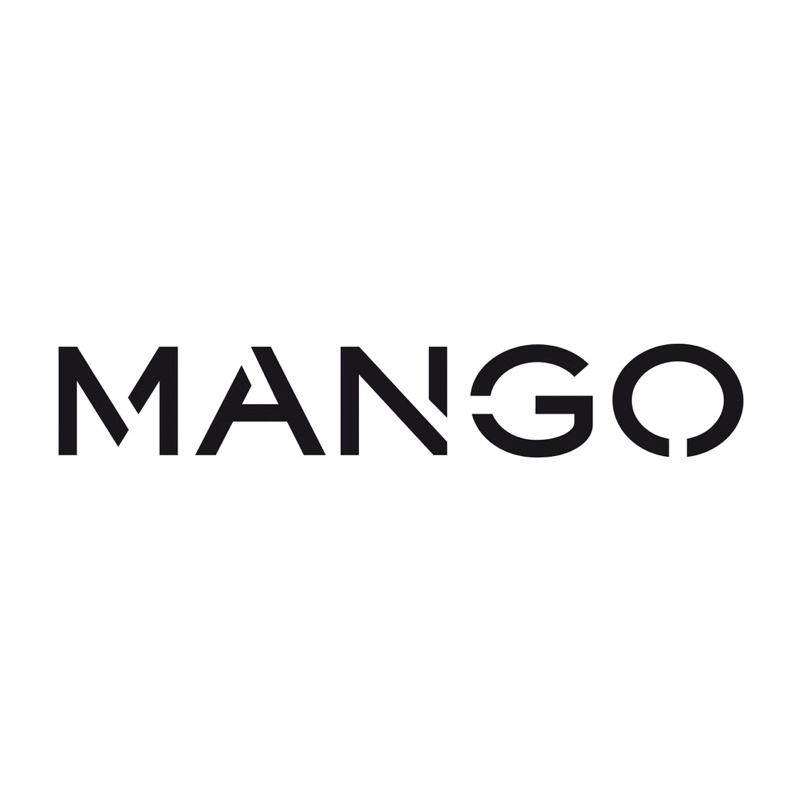 mango-เสื้อเชิ้ตแขนสั้นทรงครอปแบรนด์
