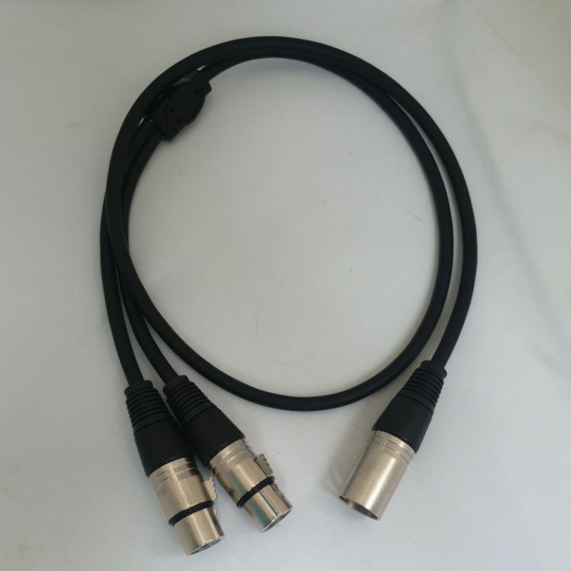 สายสัญญาณ-xlr-ผู้-1-xlr-เมีย-2-1m