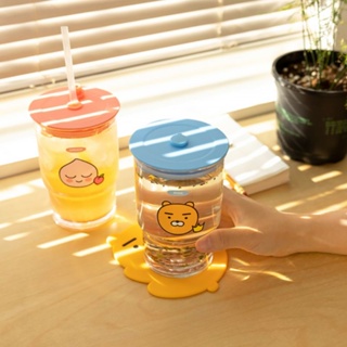 KAKAO FRIENDS แก้วพลาสติก SILICONE CUP TUMBLER 473 ml. 💜สินค้าพร้อมส่ง💜