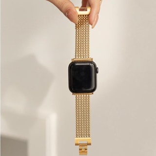 สายนาฬิกาข้อมือโลหะ ประดับพู่ สําหรับ Apple Watch Series Ultra 8 SE 7 6 5 4 3 2 1 Szie iWatch 42 44 45 49 มม. 38 40 41 มม.
