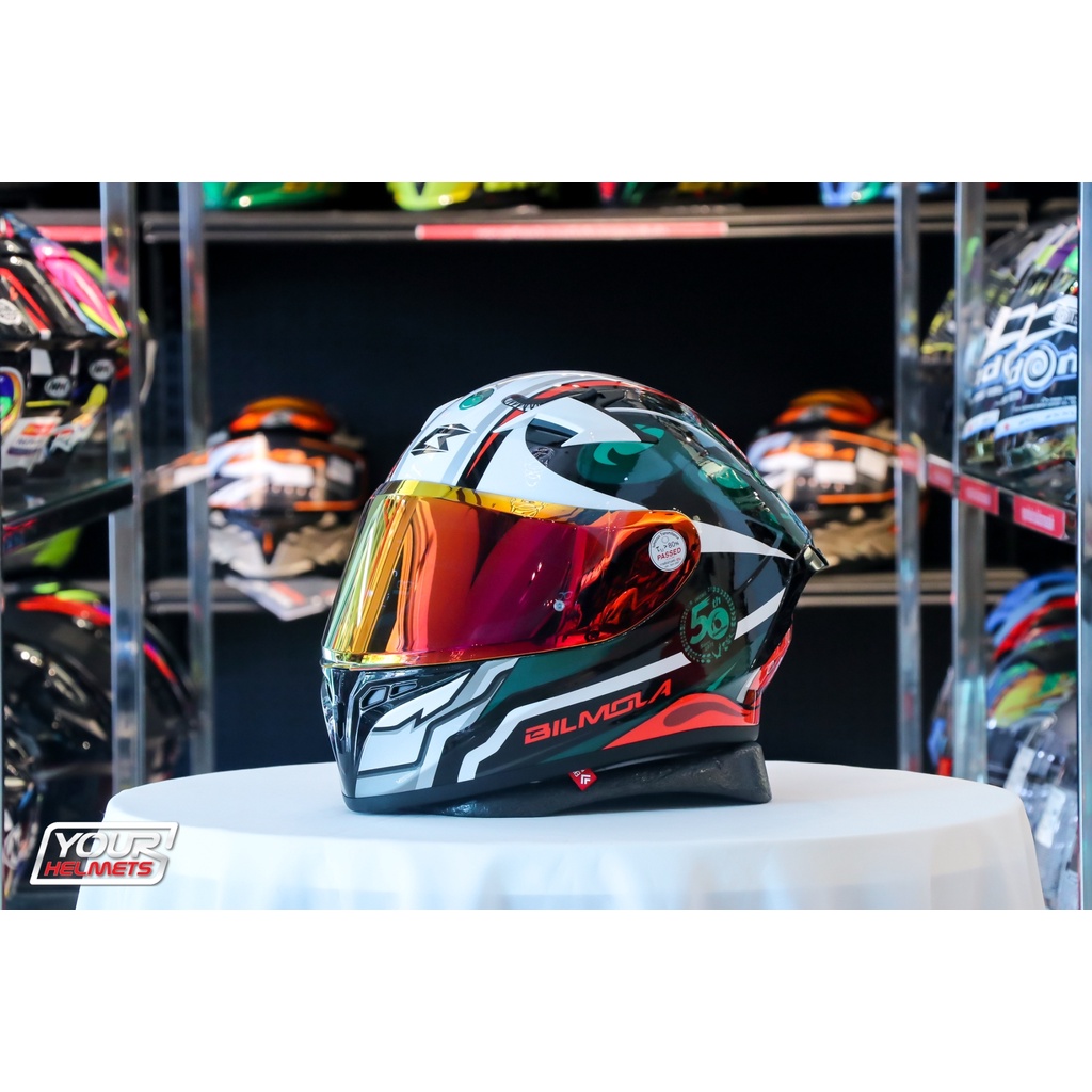 หมวกกันน็อค BILMOLA HELMETS รุ่น VELOCE MASKED RIDER V1 | Shopee Thailand