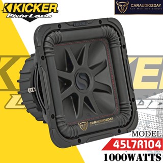 [ของแท้100%] ซับเหลี่ยม KICKER รุ่น45L7R104 ลำโพงซับวูฟเฟอร์ 10นิ้วว้อยส์คู่ ซับเบสทรงพลังขนาด 1000วัตต์ สินค้าพร้อมส่ง