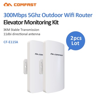 ภาพหน้าปกสินค้าCF-E115A 3KM Long Range Outdoor CPE 300Mbps 5GHz Wireless Repeater Extender Access Point AP WiFi Bridge Client Router ที่เกี่ยวข้อง