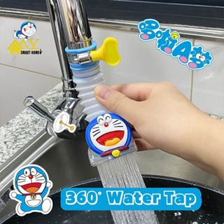 ภาพหน้าปกสินค้า【พร้อมส่ง】หัวก๊อกน้ํา แบบยืดหยุ่น หมุนได้ 360 องศา ลาย Hello Kitty Doraemon Kuromi Melody Cinnamoroll สําหรับอ่างล้างจาน Kitchen Tapware Faucet Nozzle Flexible Kitchen Sink Tap Head 360 Rotatable Water Saving Tap Faucet Extender ที่เกี่ยวข้อง