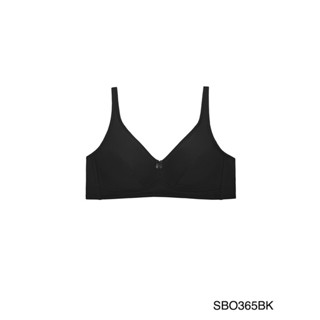 Sabina เสื้อชั้นใน Invisible Wire (ไร้โครง) รุ่น Function Bra รหัส SBO365  สีดำ และสีเทา