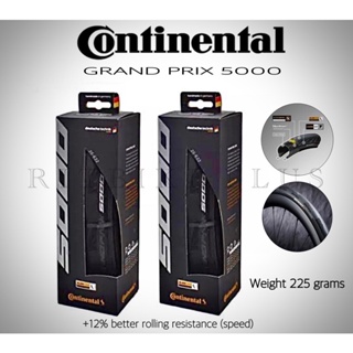 สินค้า *LOTใหม่*ยางนอกเสือหมอบ Continental GP5000!!! ตัวTOP ประกันบริษัท‼️