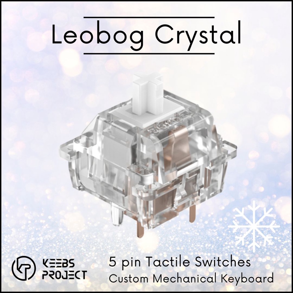 Leobog Icesoul v2 / Leobog Crystal ใหม่ Tactile 5pin Ccky Mechanical ...