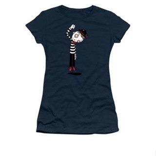 Bestest Mime Ever Womens T-Shirt เสื้อคู่วินเทจ เสื้อยืดเข้ารูป เสื้อยืดสีพื้น