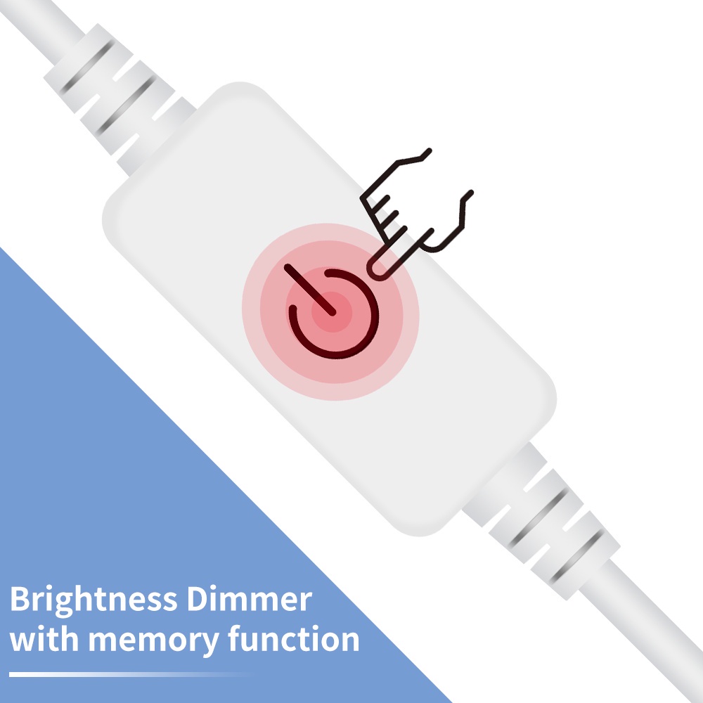 หลอดไฟ-led-2-6-10-14-ดวง-5v-ปรับความสว่างได้-สําหรับแต่งหน้า-ใช้ในครัวเรือน