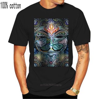 เสื้อยืด พิมพ์ลาย DMT Psychedelic Hallucinogen s สีดํา สําหรับผู้ชาย