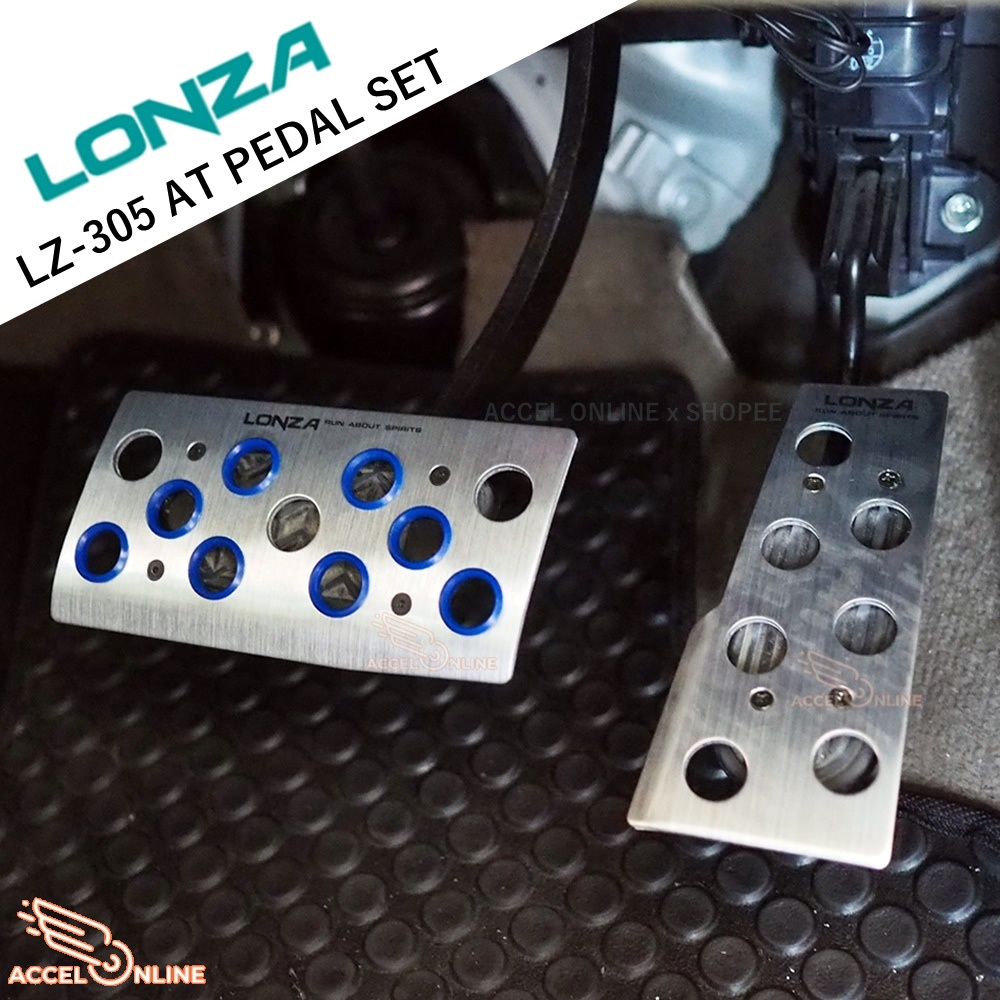 napolex-lonza-แป้นเหยียบกันลื่น-lz-305-at-l-set-ของแท้-made-in-japan-ติดตั้งง่าย-แป้นเหยียบ-รถยนต์-เกียร์ออโต้