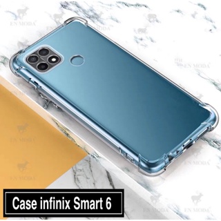 ส่งจากไทย เคสมือถือ Case infinix Smart 6 เคสโทรศัพท์ Infinix smart6 เคส กันกระแทก TPU CASE เคสใส เคสกันกระแทก