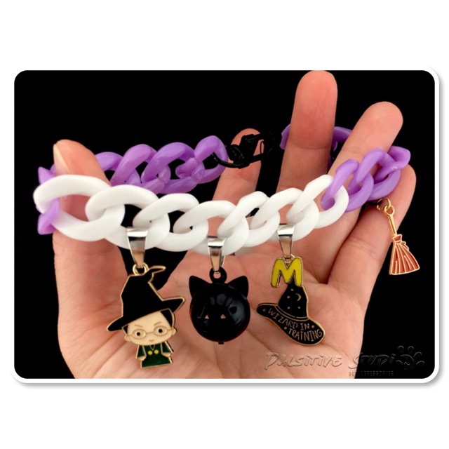 ปลอกคอ-สร้อยคอสำหรับน้องหมาและน้องแมวสุด-trendy-ลาย-mcgonagal-จาก-harry-potter-collection-pet-collars-large-size