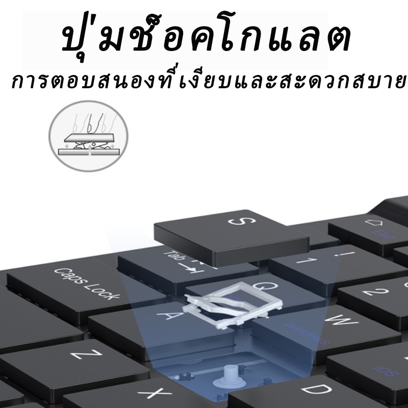 คีย์บอร์ดไทย-คีย์บอร์ดไร้สาย-คีย์บอร์ด-คีย์บอร์ดบลูทูธ-คีย์บอร์ดipad-เหมาะสำหรับแท็บเล็ตandroid-ios