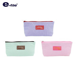 กระเป๋าดินสอ e-file (อี-ไฟล์) กระเป๋า แคนดี้คัลเลอร์ Candy Color รหัส CPK71 ขนาด 20.5 x 10 cm. (1 ใบ)