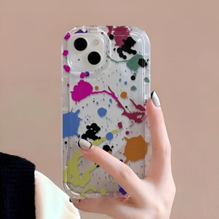 เคสโทรศัพท์มือถือ แบบใส พิมพ์ลายหมึก สําหรับ iphone 14promax 11 13 12 7Plus X XS Max