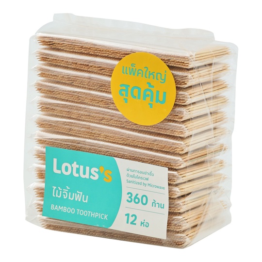 lotus-โลตัส-ไม้จิ้มฟันชนิดเติม-360-ก้าน-x12