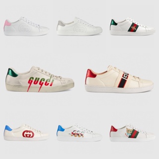 พรี​ ราคา4900 Gucci Ace Sneakers หนังแท้ 4G-13G 34-40