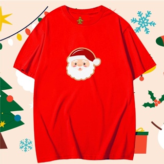 เตรียมจัดส่ง เสื้อยืดคริสมาส Christmas Day แบบที่ สอง Santa ผ้า ใส่ได้ทั้งแบบธรรมดาและใส่แบบ ชุดคริสต์มาสใหม่