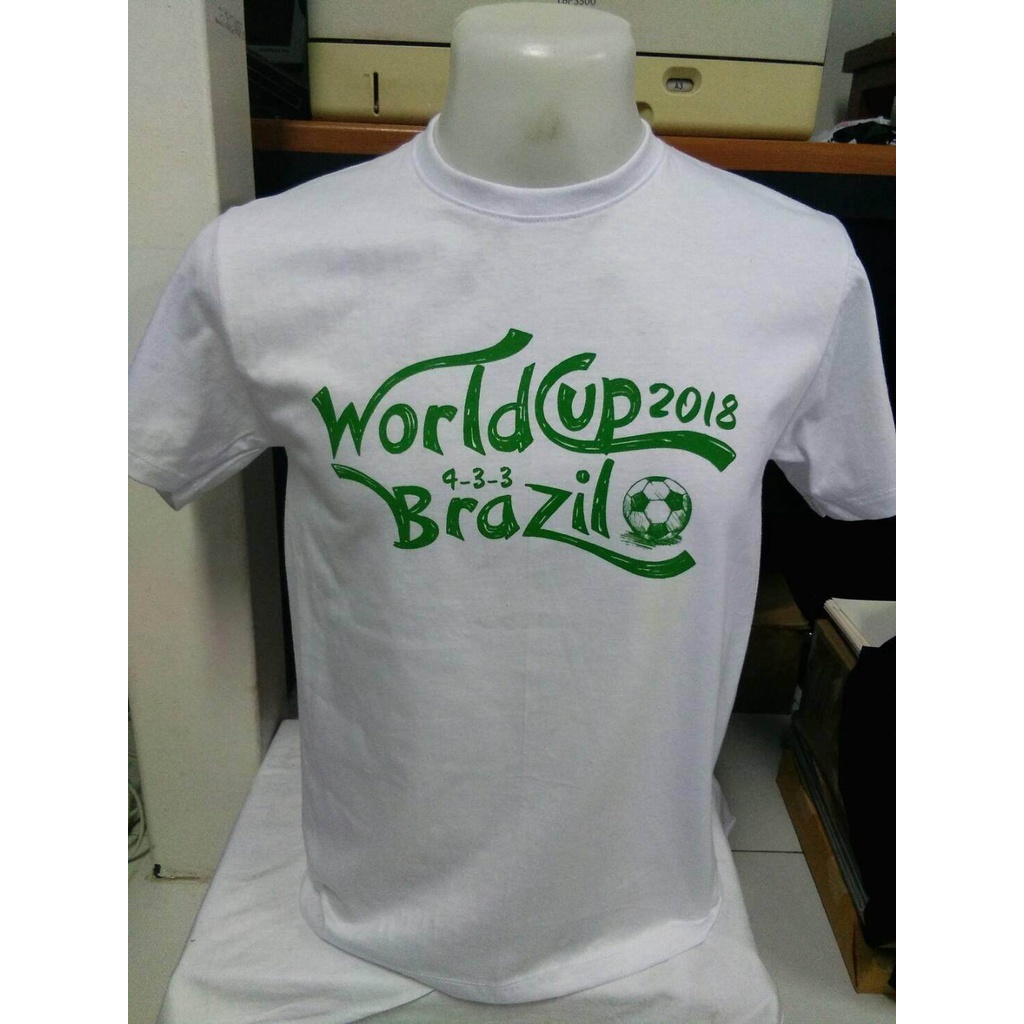เสื้อยืดฟุตบอลโลกทีมบราซิล-ลายสวยๆ-เนื้อผ้าอย่างดี