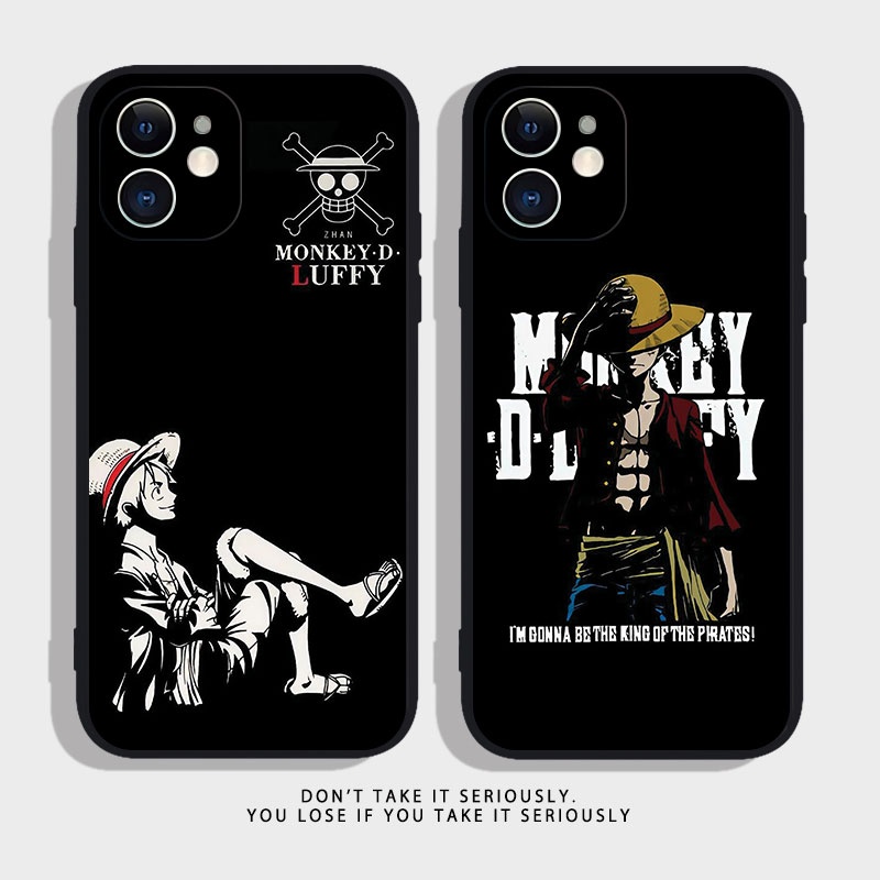เคสโทรศัพท์มือถือ-ซิลิโคนนิ่ม-ลาย-one-piece-สีดํา-สําหรับ-iphone-xr-xs-11-pro-max