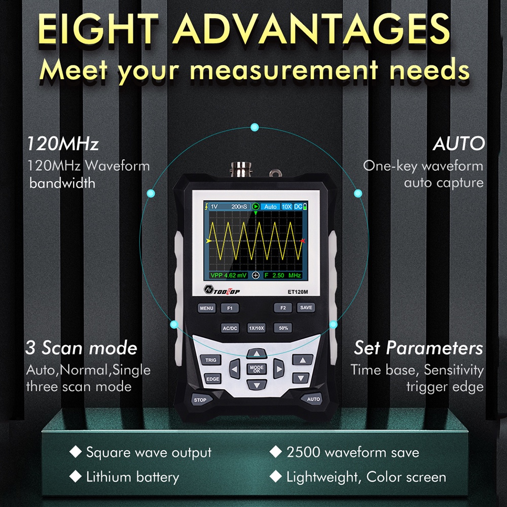 diymore-et120m-ออสซิลโลสโคป-แบบมือถือ-สีอะนาล็อก-oscilloscope-visor