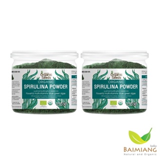 [2 กระปุก] Organic Seeds Organic Spirulina Powder 50 g. (12255-2)