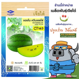 ผลิตภัณฑ์ใหม่ เมล็ดพันธุ์ จุดประเทศไทย ❤CHIATAI  ผักซอง เจียไต๋ O147#แตงโมควีนเยลโล่  ซองประมาณ 10 เมล็ด เมล็ดอ /ดอก TIK