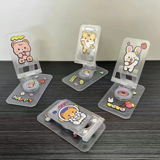 ที่ตั้งที่วาง มือถือ ใหม่ สามารถหมุนได้ 360 องศา ลายน่ารัก👾🤖 แบบใส สินค้าพร้อมส่งจากไทย วางไอแพด วางมือถือ 🚚🚚🚚