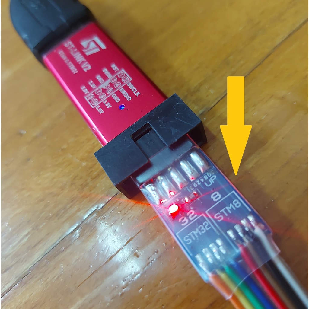 stlinkv2-adaptor-socket-connector-stm32-stm8-programer