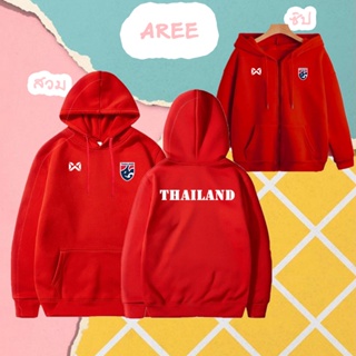 เสื้อฮู้ด Thailand ทีมชาติไทย ฟุตบอล พรีเมียร์ลีก งานป้าย ผ้าดีหนานุ่ม ใส่สบาย เสื้อกันหนาว ส่งทั่วไทย