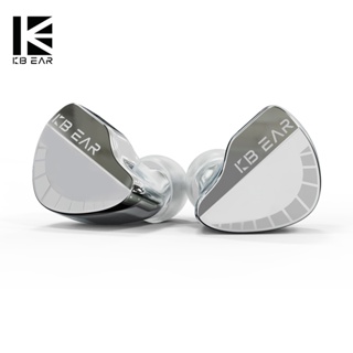 Kbear Qinglong PU+PEEK หูฟังไดอะแฟรม IEM โลหะ สองชั้น CNC 2Pin มีสาย HiFi สําหรับวิ่ง