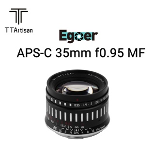 TTArtisan 35mm F0.95 APS-C เลนส์รูรับแสงขนาดใหญ่โฟกัสแบบแมนนวลสําหรับ E X EOS-M Canon RF Leica L Nikon Z